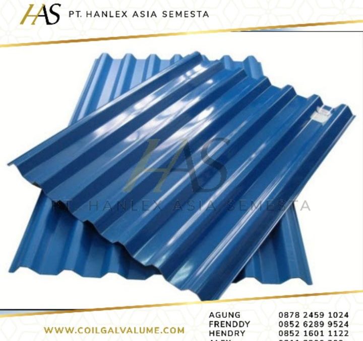 seng baja ringan warna biru