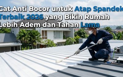 Cat Anti Bocor untuk Atap Spandek Terbaik 2026 yang Bikin Rumah Lebih Adem dan Tahan Lama