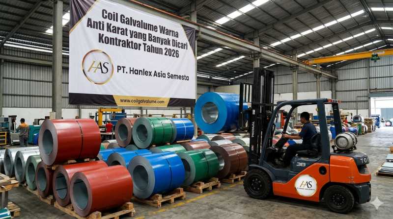 Coil Galvalume Warna Anti Karat yang Banyak Dicari Kontraktor Tahun 2026