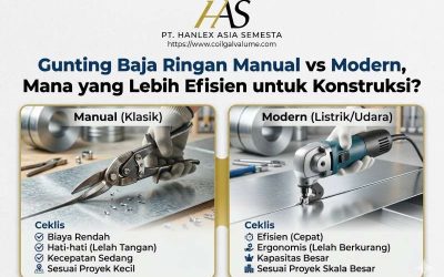 Gunting Baja Ringan Manual vs Modern, Mana yang Lebih Efisien untuk Konstruksi?