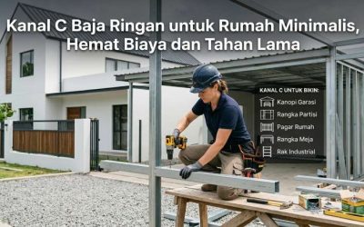 Kanal C Baja Ringan untuk Rumah Minimalis, Hemat Biaya dan Tahan Lama