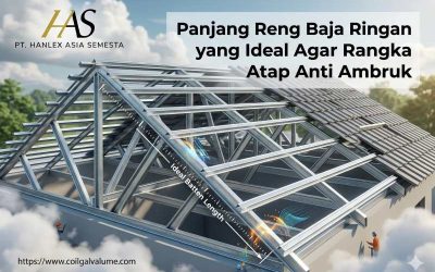 Panjang Reng Baja Ringan yang Ideal Agar Rangka Atap Anti Ambruk